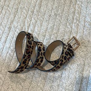 Leopard belt